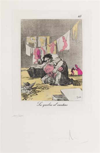 SALVADOR DALÍ Les Caprices de Goya.